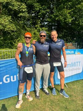 Markus, Manni & Lars nach dem Rennen