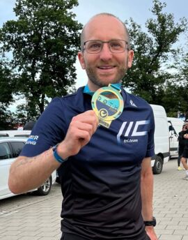 Glücklich...Dmitri nach dem Rennen