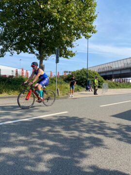 Ralf auf der Radstrecke