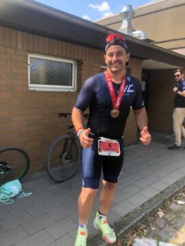 Christoph Kutzner nach dem Finish