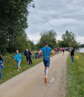 Florian beim Marathon