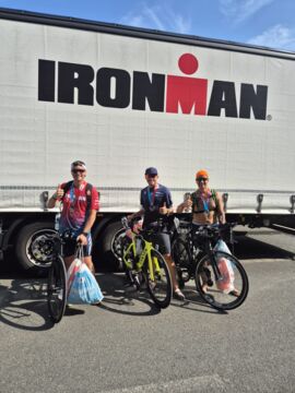 Gute Laune nach dem Rennen, also wie immer...