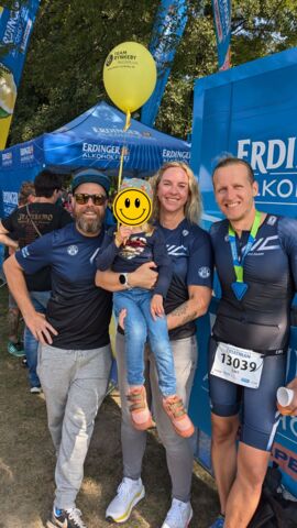 Nach dem Rennen! Happy