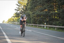 Sven auf der Radstrecke