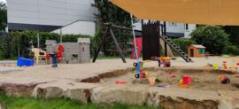 Spielplatz für Kinder im Duisburger Schwimmverein 98