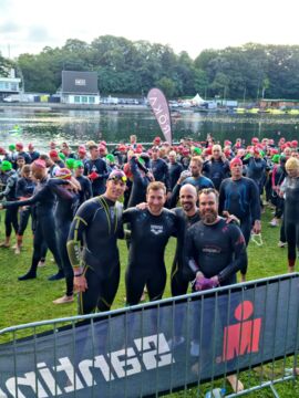 Vor dem Start: Sandro, Tobi, Sven und Manni 